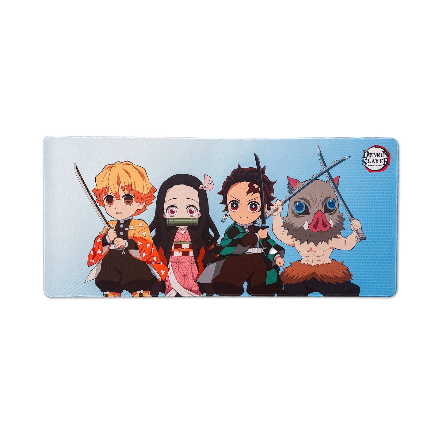 Demon Slayer | Chibi (Tanjiro, Nezuko, Zenitsu, Inosuke) Mousepad XL - Anime Deskmat, TCG Playmat