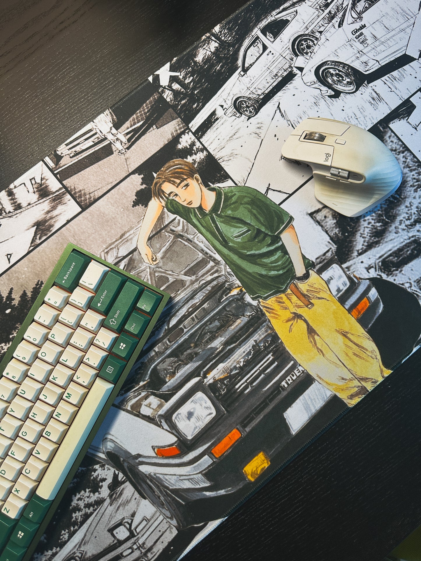 Initial D AE86 Deskmat | 90x40cm | Anime Inspired