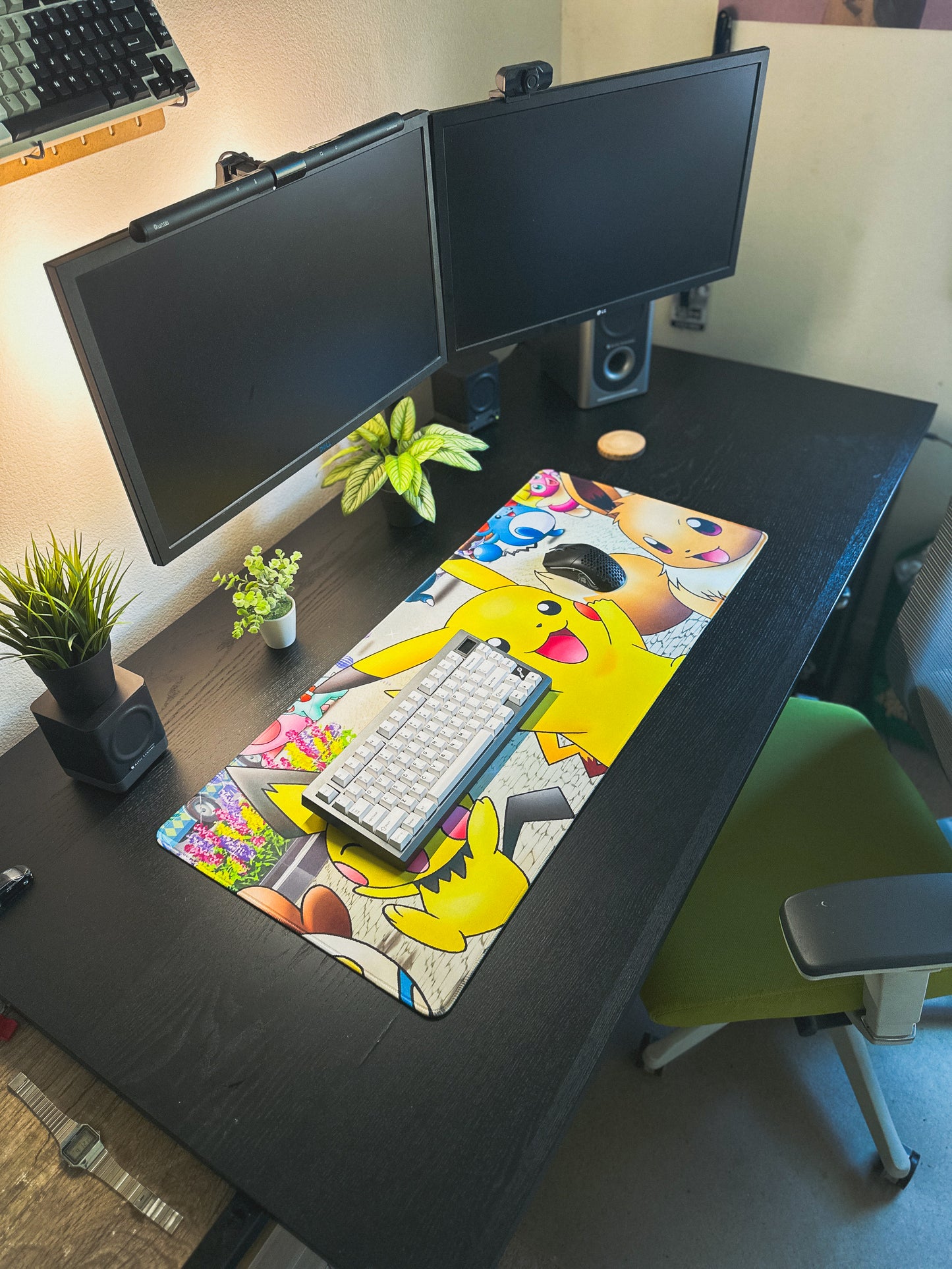 Pokemon Pikatown Deskmat | 90x40cm | Anime Inspired