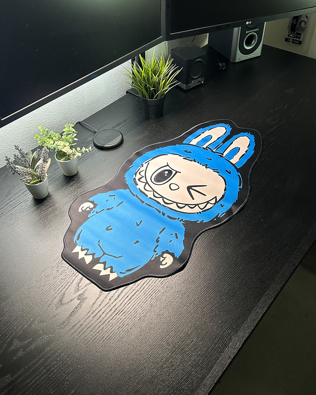 The Monsters Blind Box - Labubu Mousepad L - Die Cut Deskmat, TCG Playmat | 30" x 14.5" *1 of 4 Chance