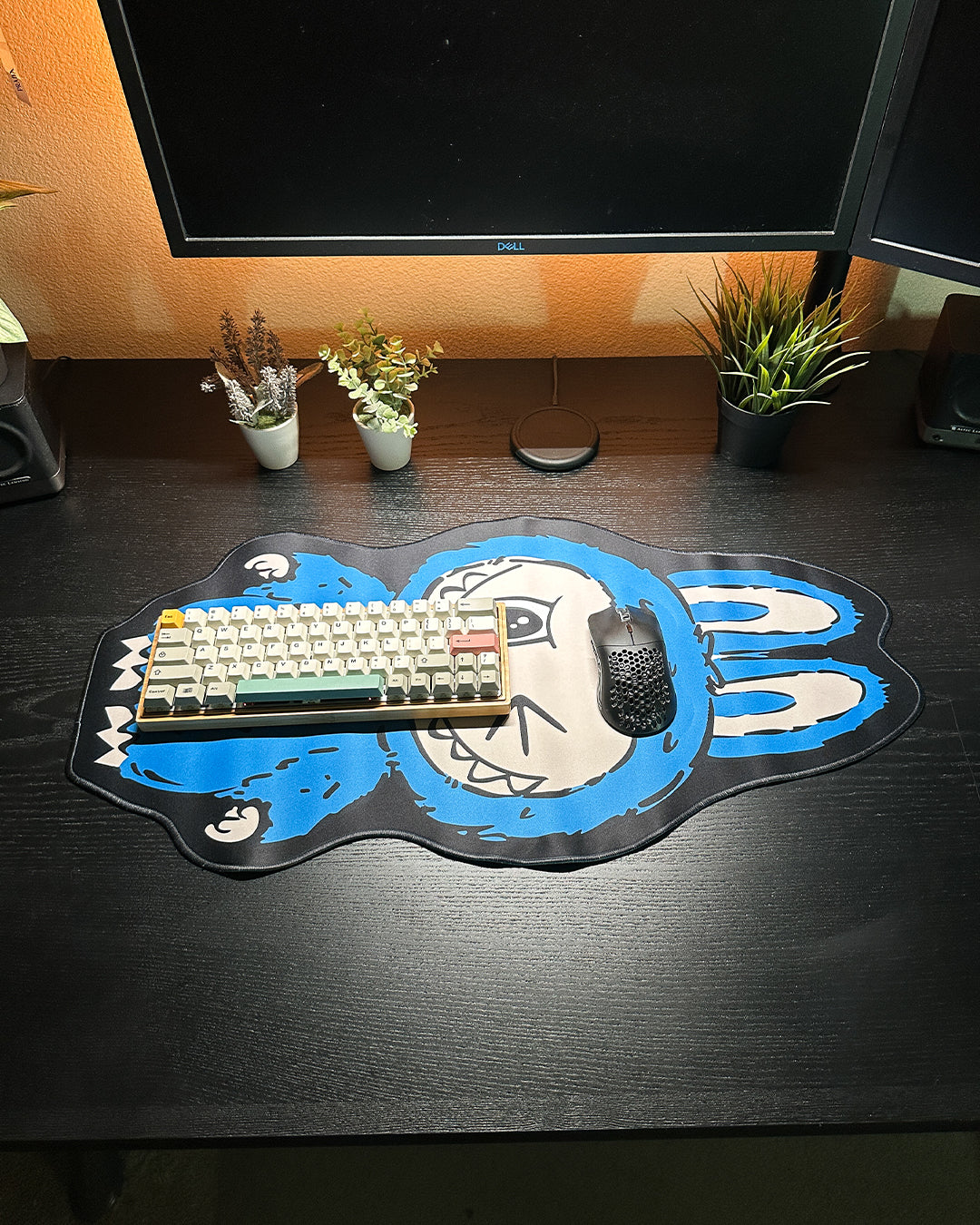 The Monsters Blind Box - Labubu Mousepad L - Die Cut Deskmat, TCG Playmat | 30" x 14.5" *1 of 4 Chance