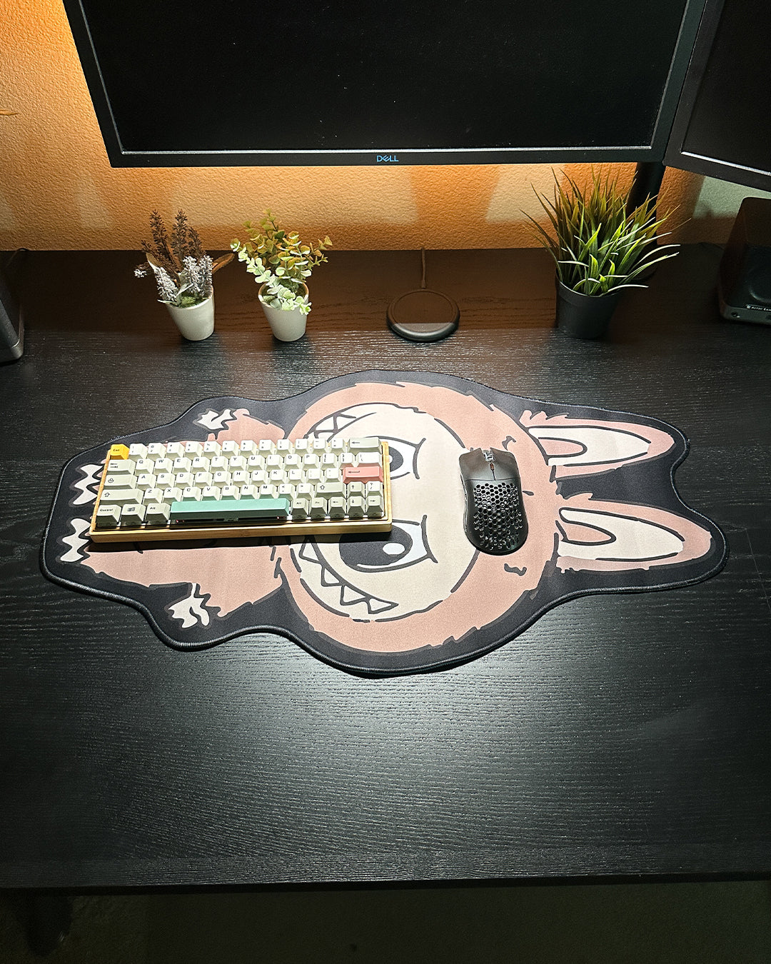 The Monsters Blind Box - Labubu Mousepad L - Die Cut Deskmat, TCG Playmat | 30" x 14.5" *1 of 4 Chance