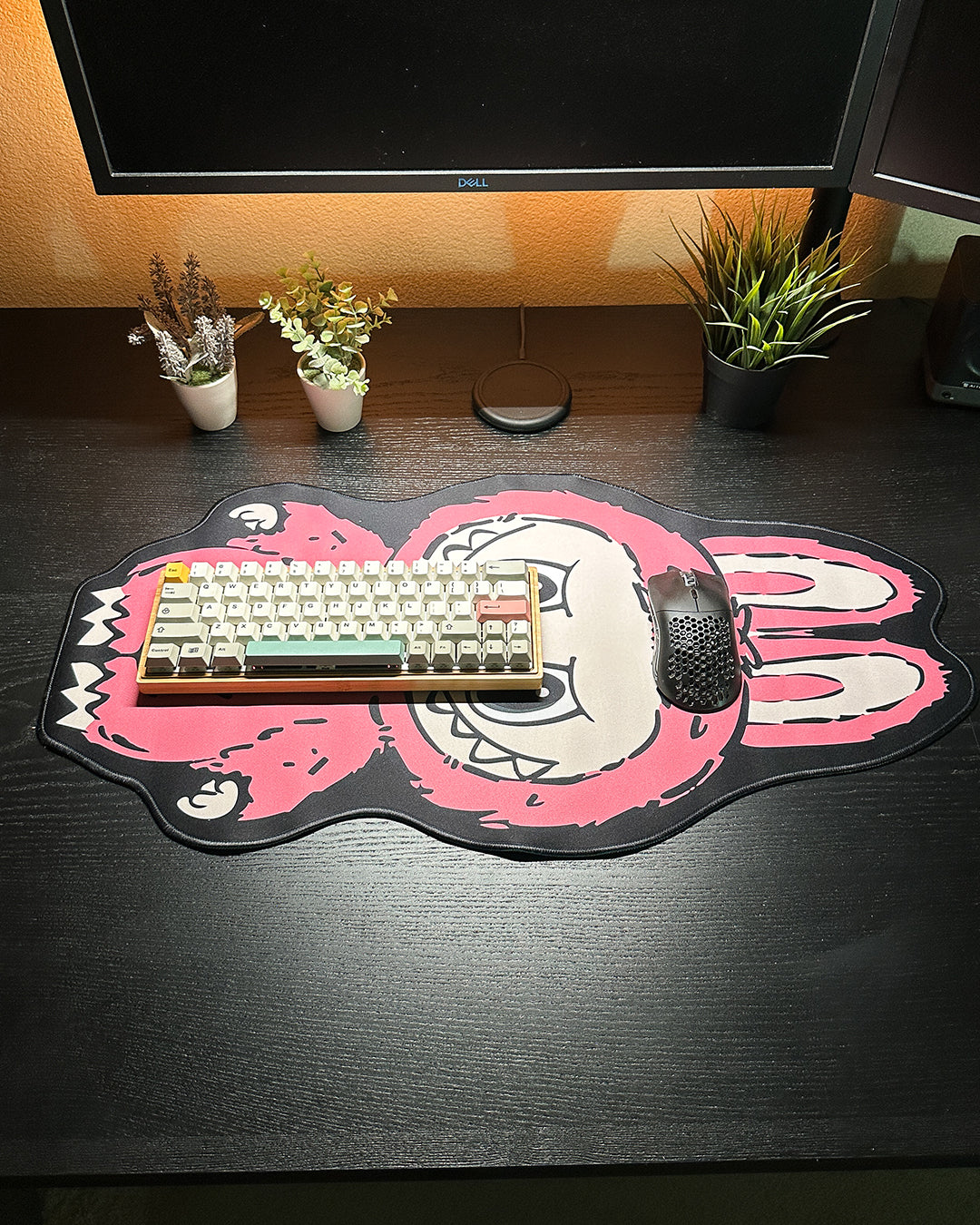 The Monsters Blind Box - Labubu Mousepad L - Die Cut Deskmat, TCG Playmat | 30" x 14.5" *1 of 4 Chance