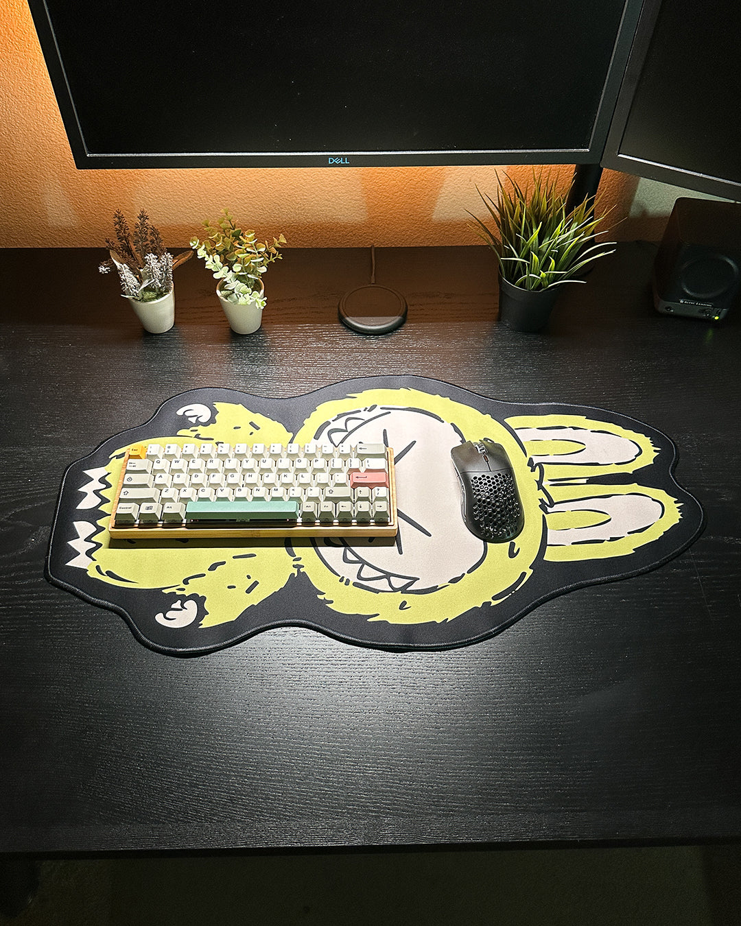 The Monsters Blind Box - Labubu Mousepad L - Die Cut Deskmat, TCG Playmat | 30" x 14.5" *1 of 4 Chance
