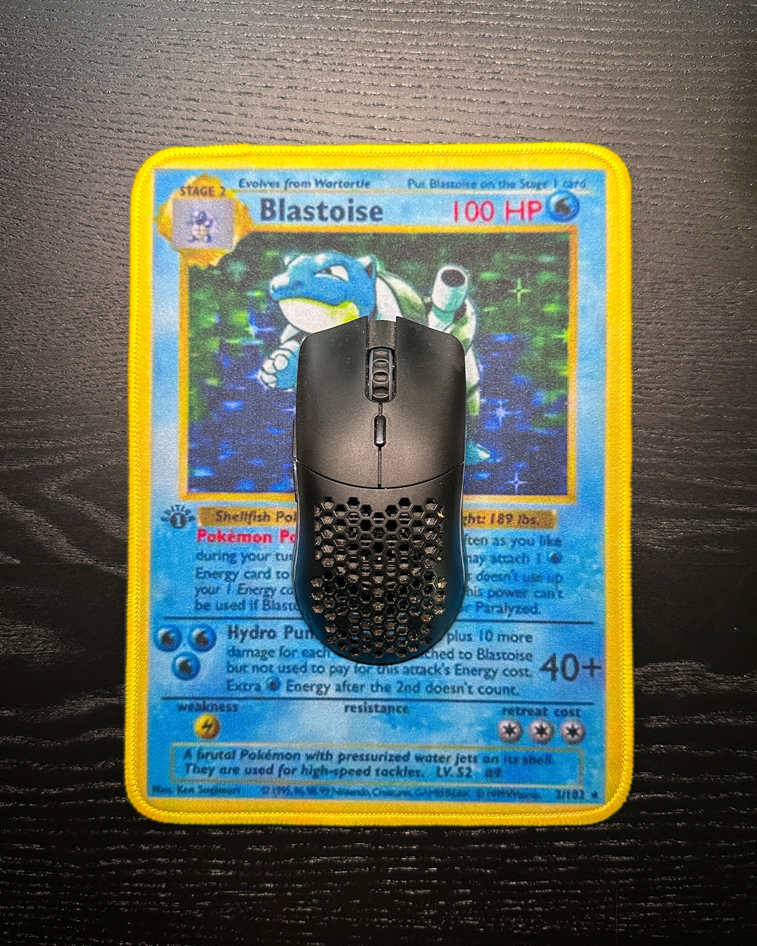 Pokemon Mousepad - Blastoise Base TCG 10 x 7.5in