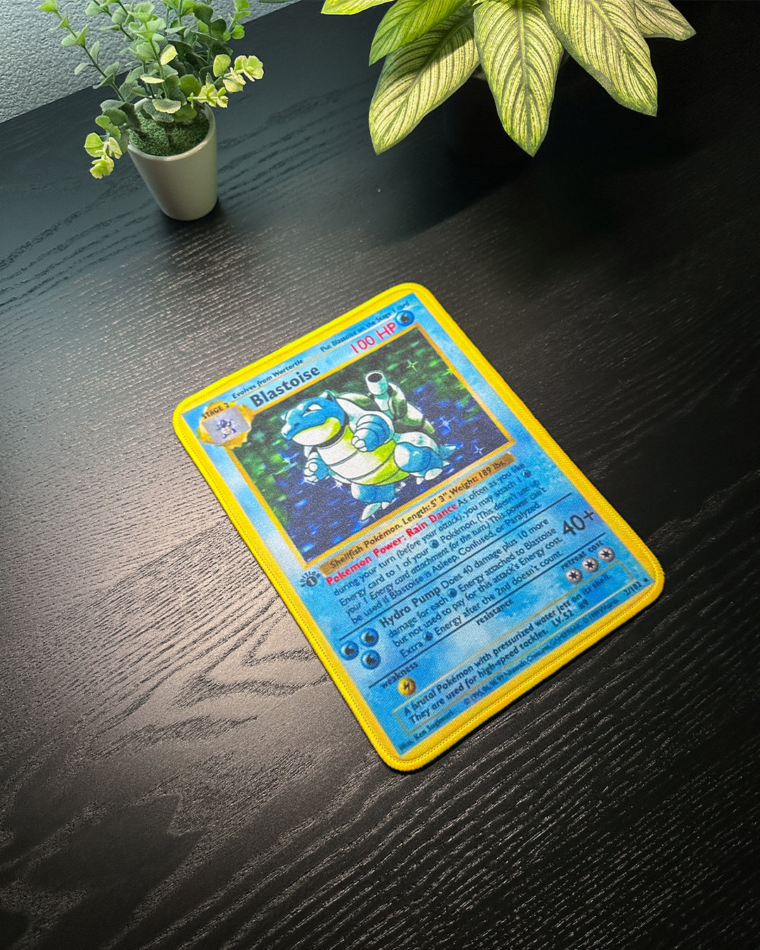 Pokemon Mousepad - Blastoise Base TCG 10 x 7.5in