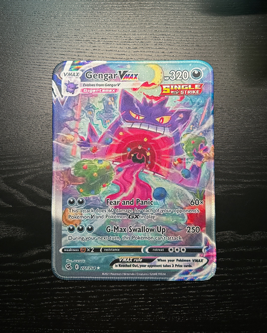 Pokemon Mousepad - Gengar Vmax TCG 10 x 7.5in