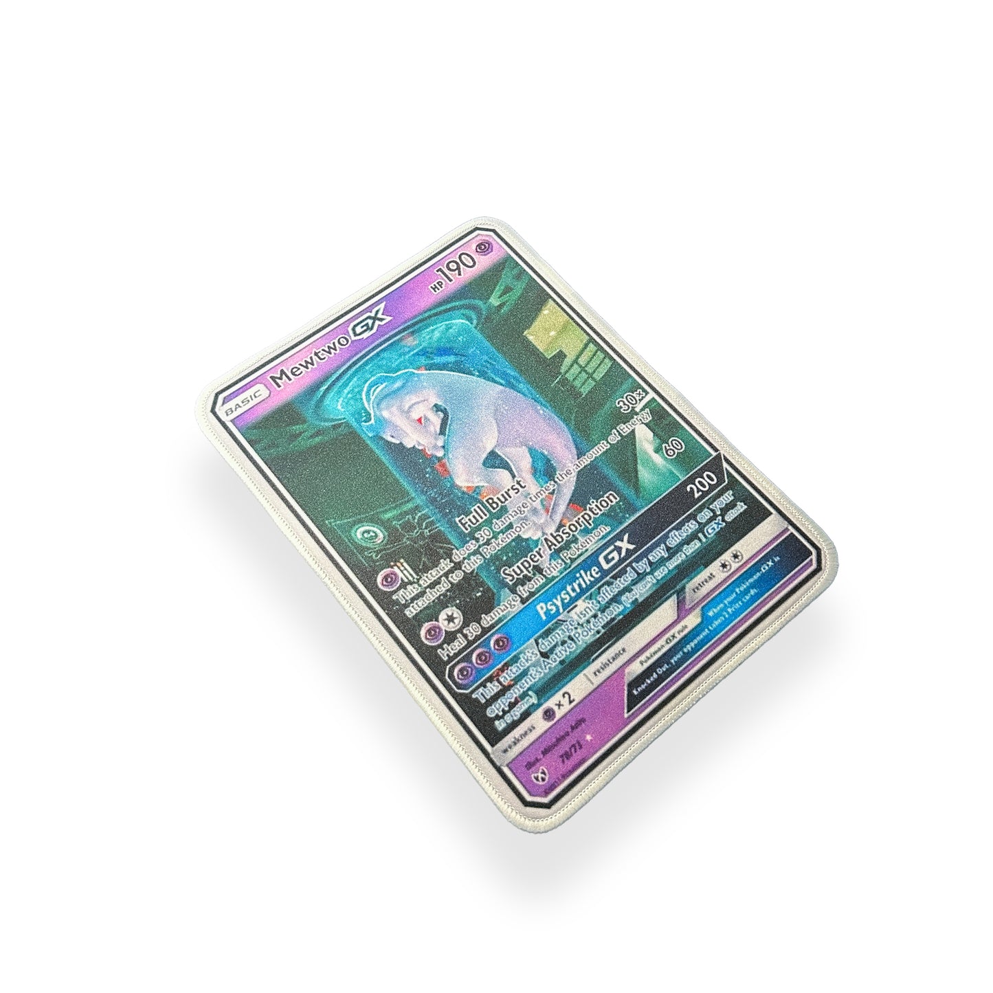 Pokemon Mousepad - Mewtwo GX TCG 10 x 7.5in