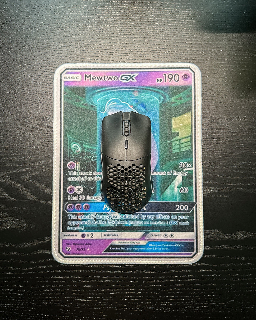 Pokemon Mousepad - Mewtwo GX TCG 10 x 7.5in