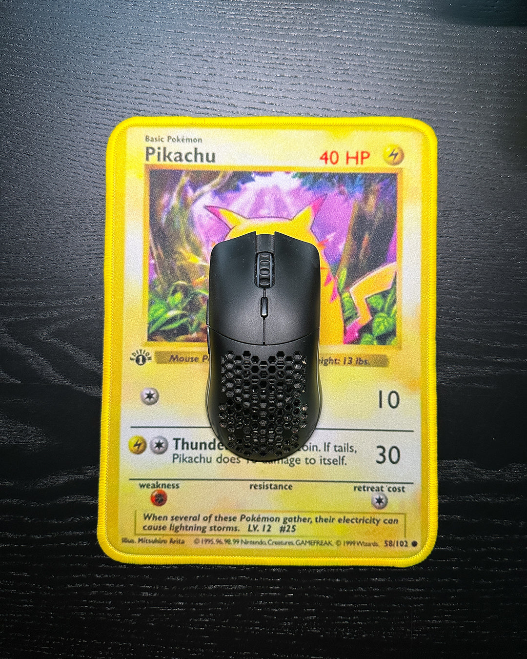 Pokemon Mousepad - Pikachu Base TCG 10 x 7.5in