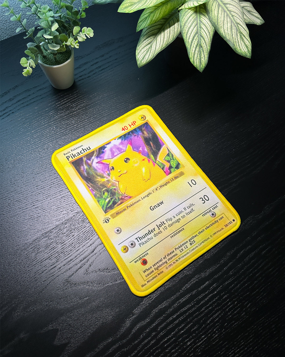 Pokemon Mousepad - Pikachu Base TCG 10 x 7.5in