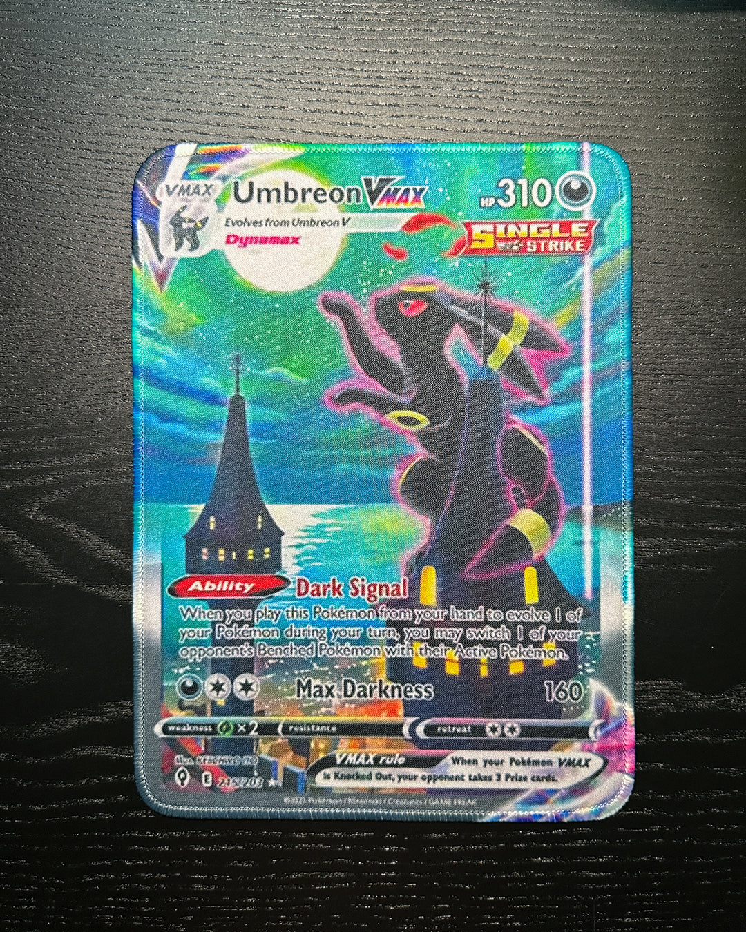 Pokemon Mousepad - Umbreon Vmax TCG 10 x 7.5in