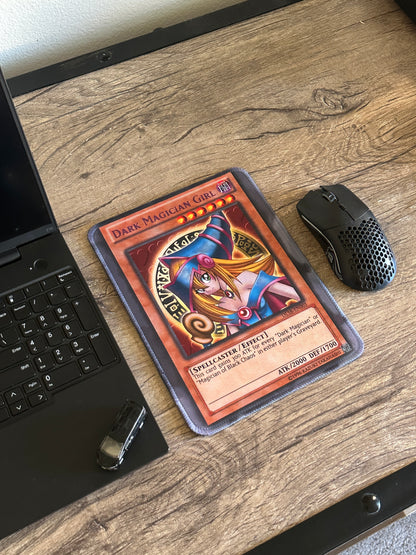 Dark Magician Girl Yugioh TCG Mousepad 10 x 7.5in - Gamer Desk Decor