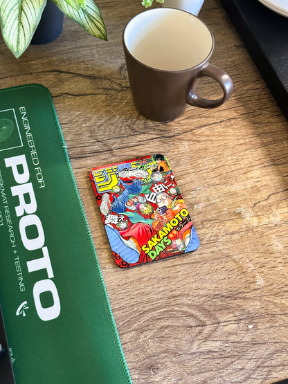 Anime Coaster Set, Wooden Coasters with Gloss Finish.