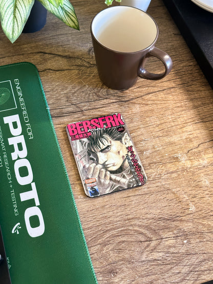 Anime Coaster Set, Wooden Coasters with Gloss Finish.