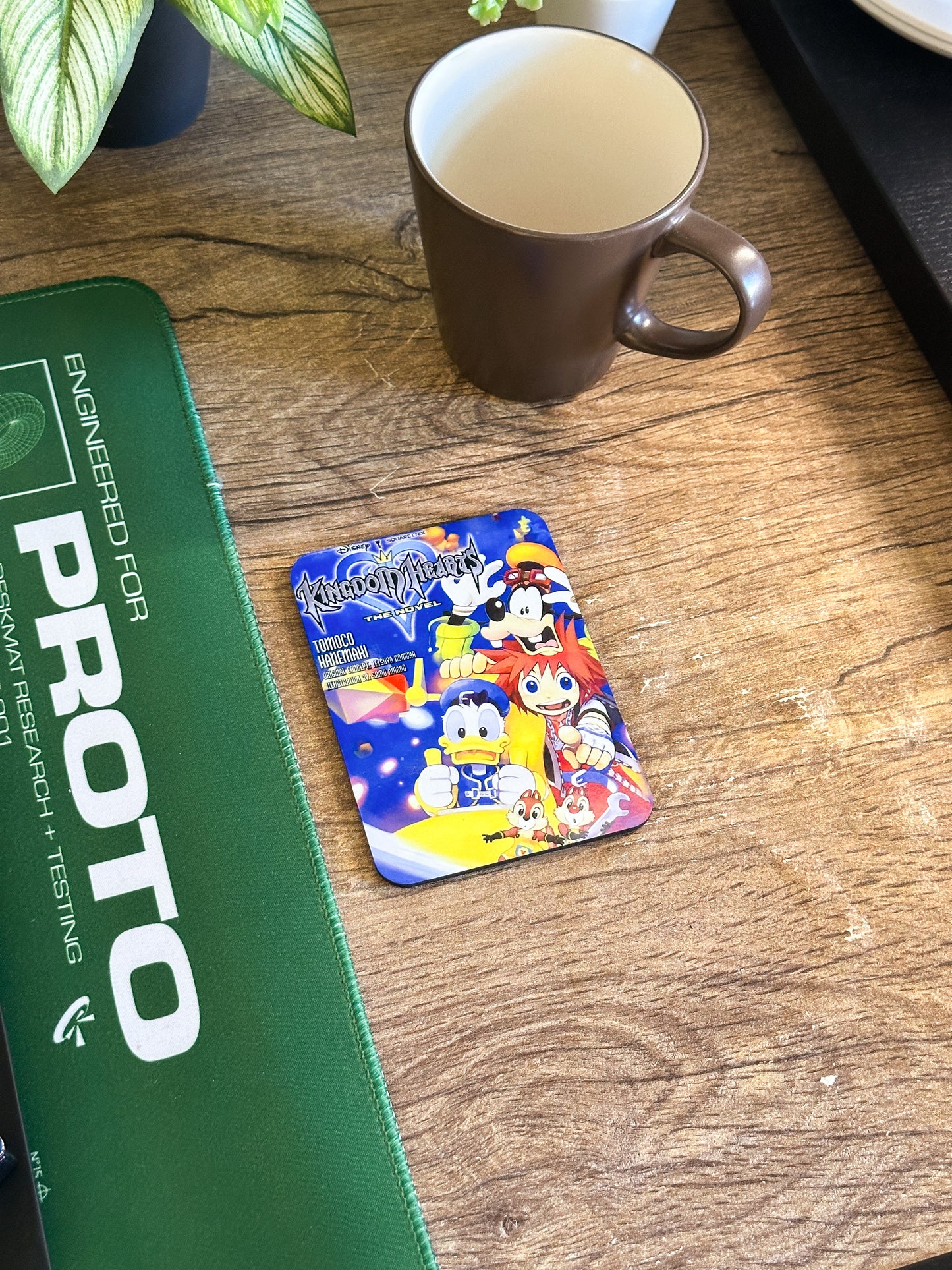 Anime Coaster Set, Wooden Coasters with Gloss Finish.