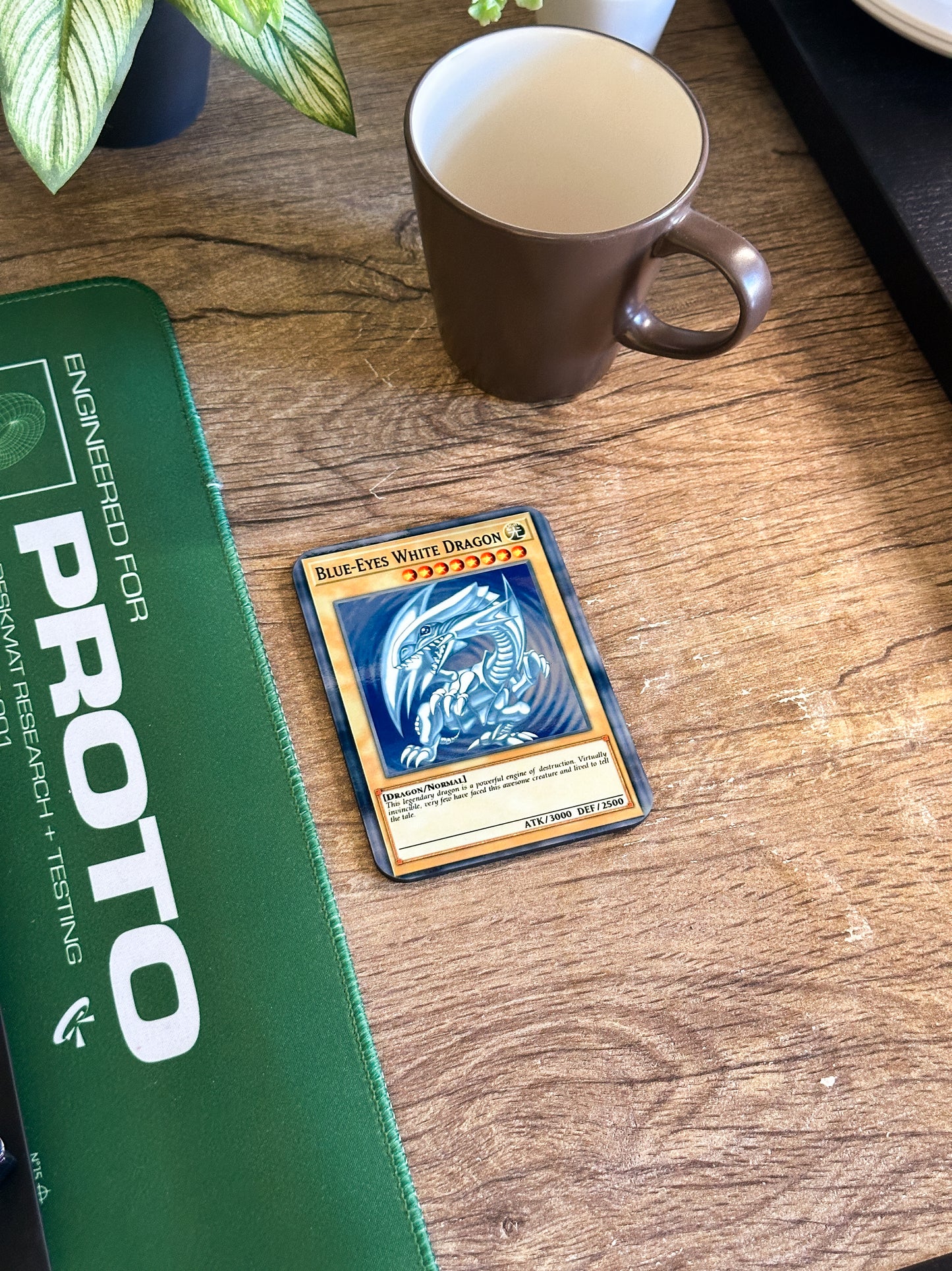 Anime Coaster Set, Wooden Coasters with Gloss Finish.