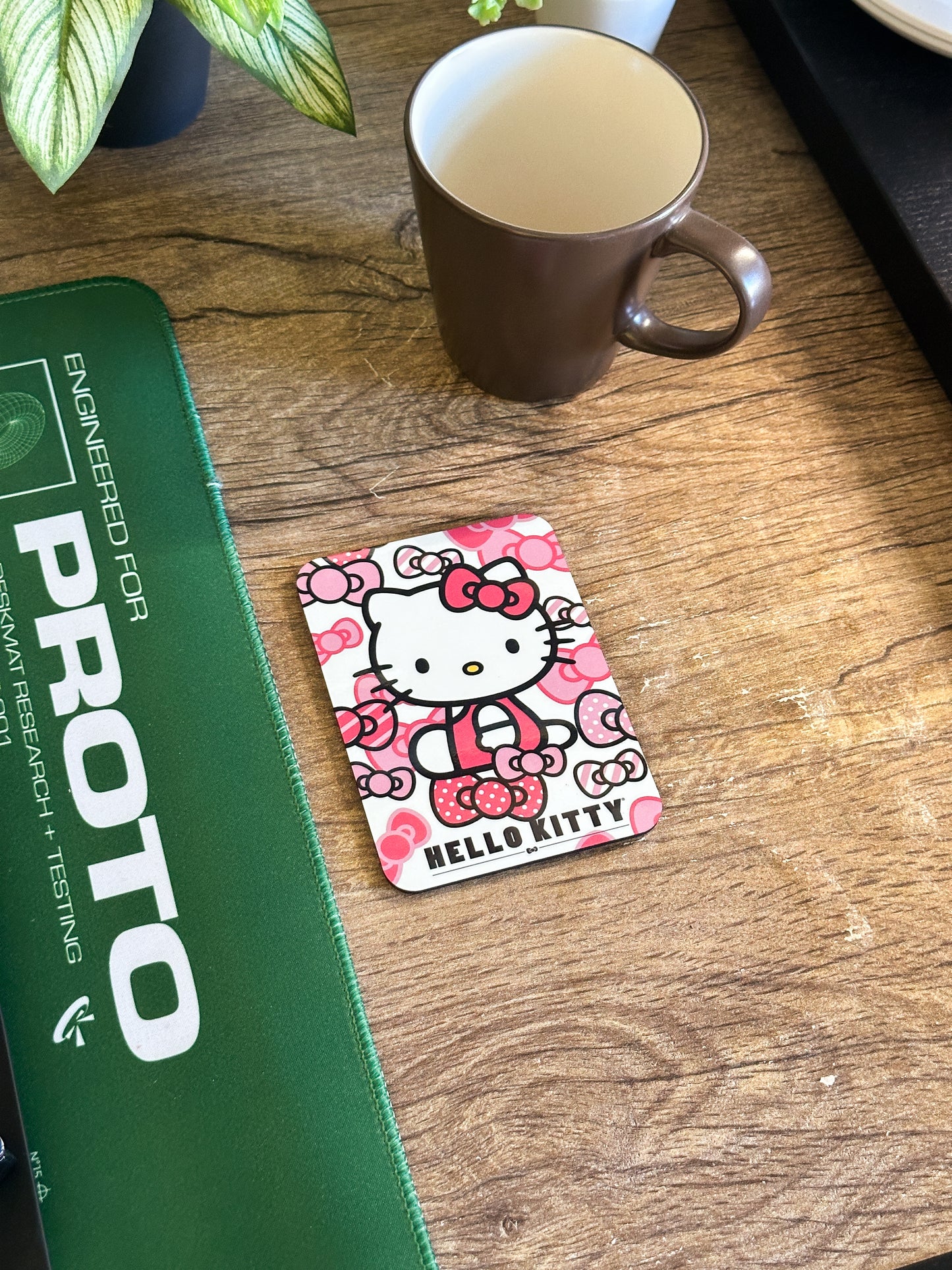 Anime Coaster Set, Wooden Coasters with Gloss Finish.