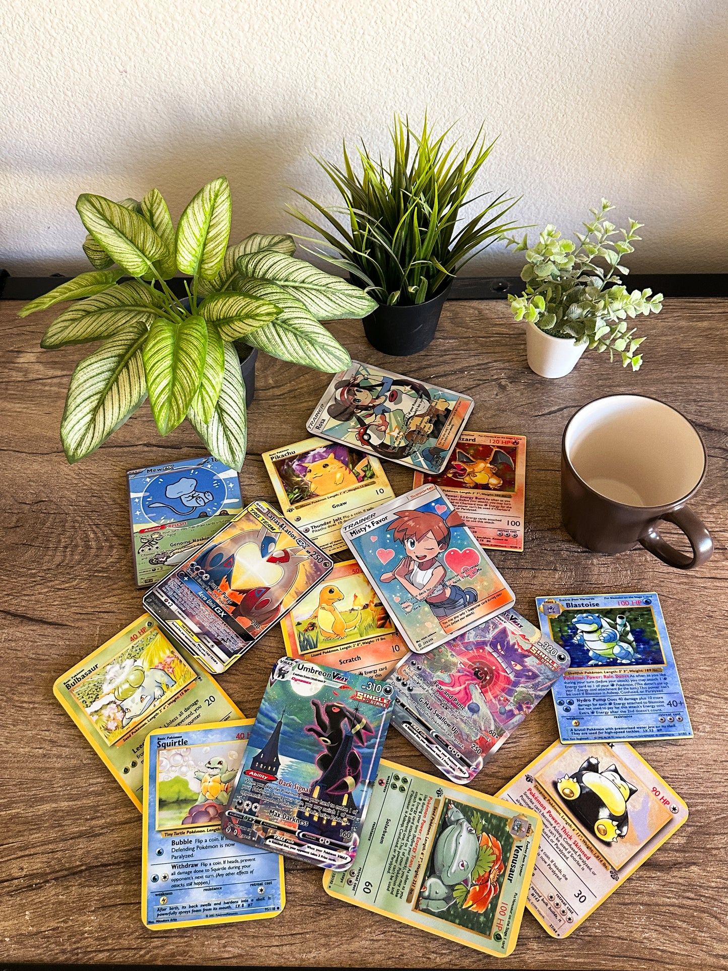 Anime Coaster Set, Wooden Coasters with Gloss Finish.