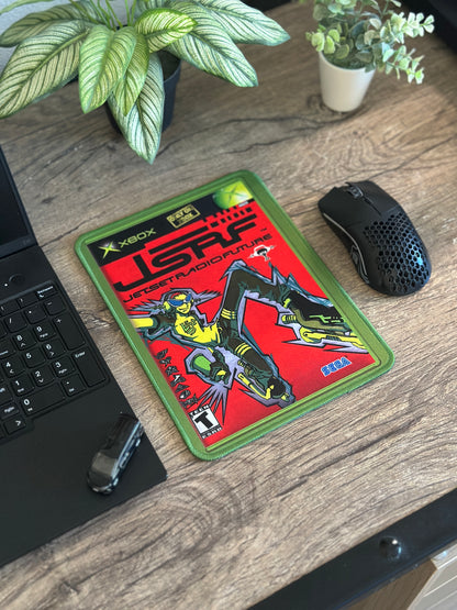 Jet Set Radio XBOX Game Cover Mousepad 10 x 7.5in - Gamer Desk Decor