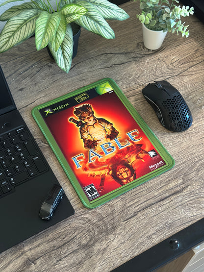 Fable XBOX Game Cover Mousepad 10 x 7.5in - Gamer Desk Decor