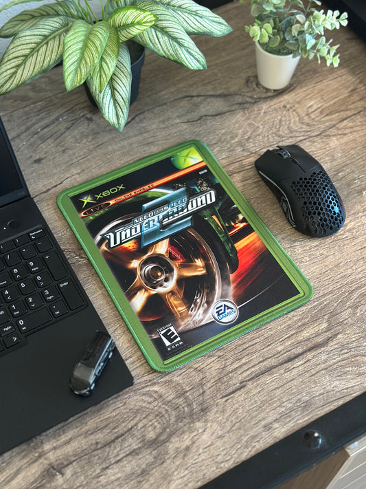 Need for Speed 2 XBOX Game Cover Mousepad 10 x 7.5in - Gamer Desk Decor