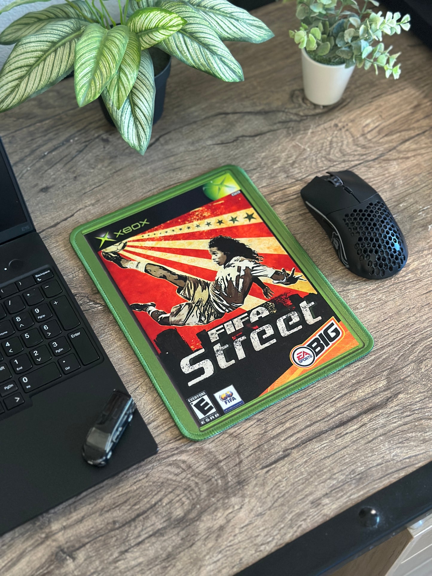 Fifa Street XBOX Game Cover Mousepad 10 x 7.5in - Gamer Desk Decor