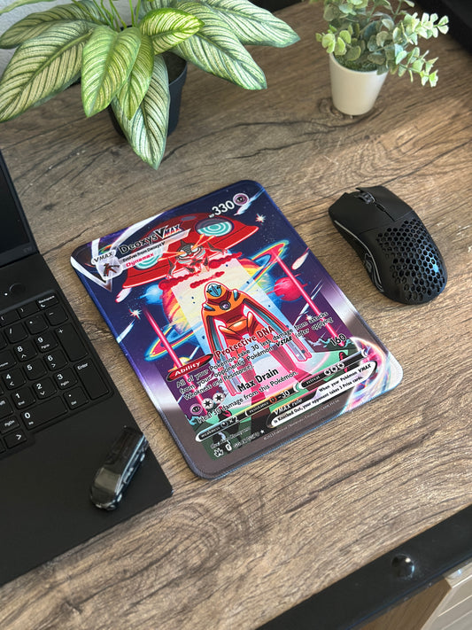 Deoxys VMAX Pokemon TCG Full Art Mousepad 10 x 7.5in - Gamer Desk Decor