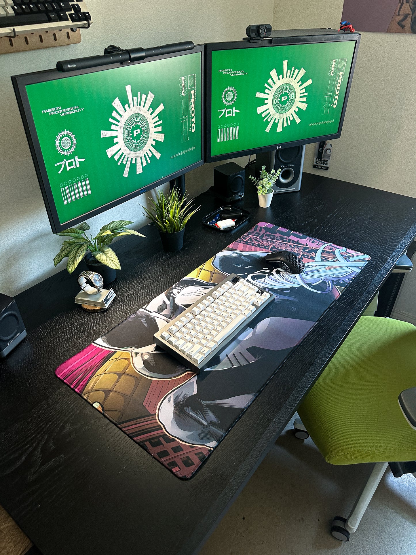 Spiderman Symbiote Deskmat | 90x40cm | Anime Inspired, Gamer Desk Decor