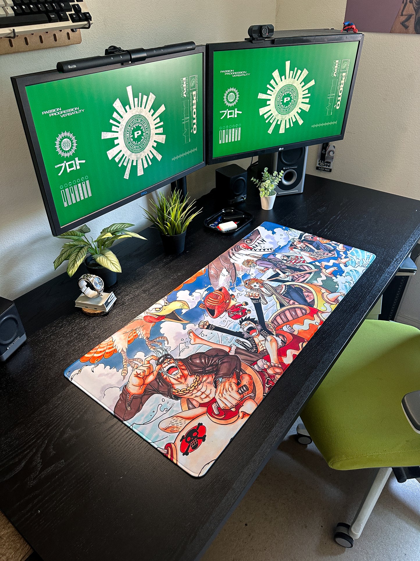 One Piece Coaster Deskmat | 90x40cm | Anime Inspired, Gamer Desk Decor