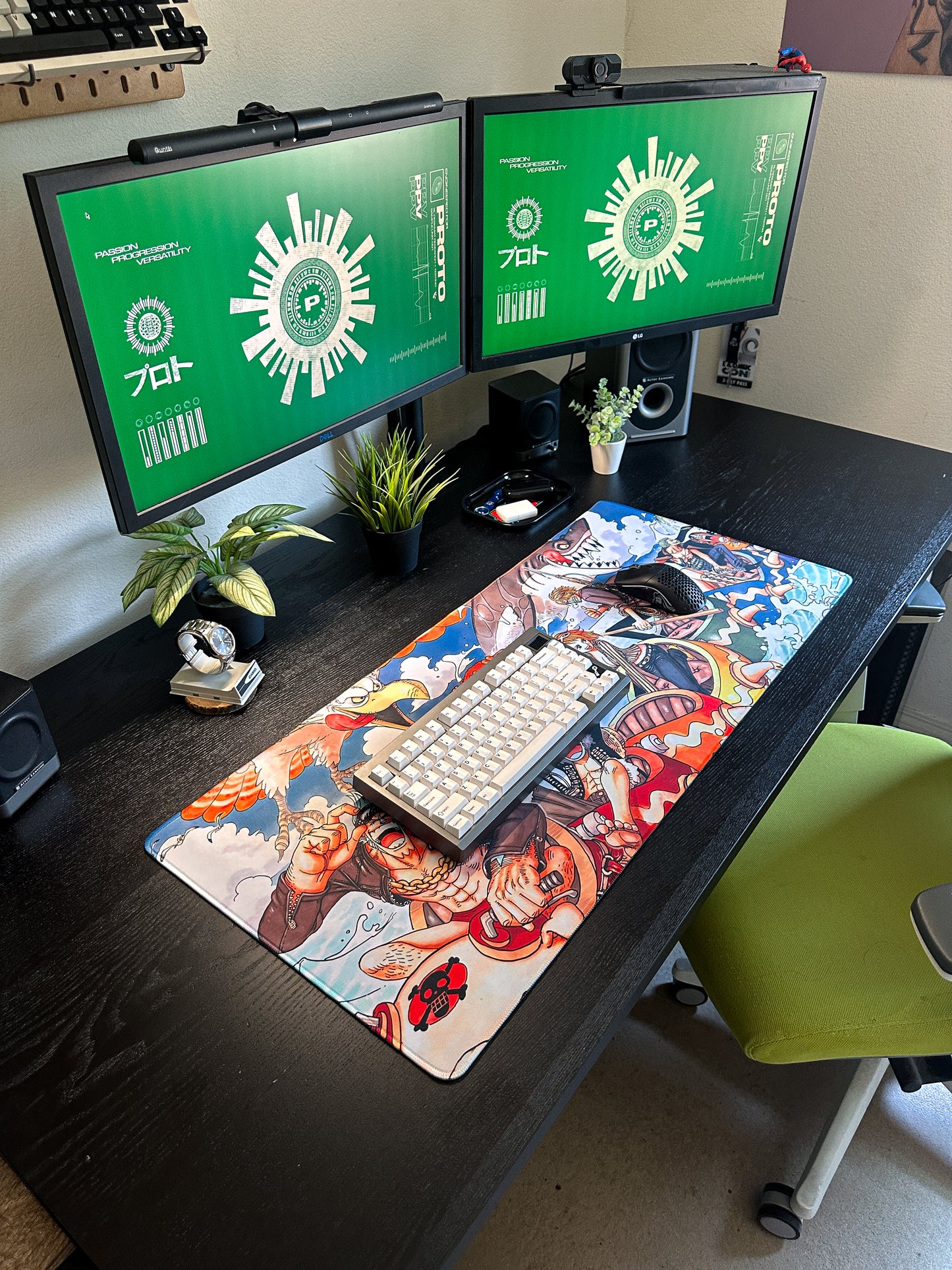 One Piece Coaster Deskmat | 90x40cm | Anime Inspired, Gamer Desk Decor