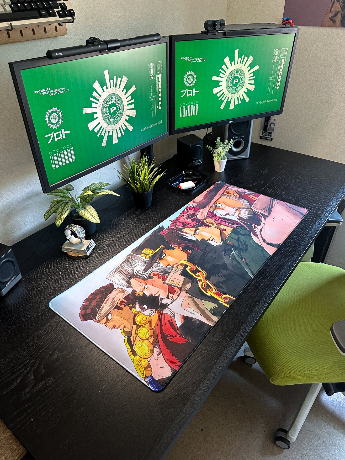 JoJo Portraits Deskmat | 90x40cm | Anime Inspired, Gamer Desk Decor