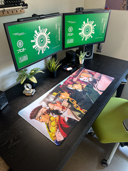 JoJo Portraits Deskmat | 90x40cm | Anime Inspired, Gamer Desk Decor
