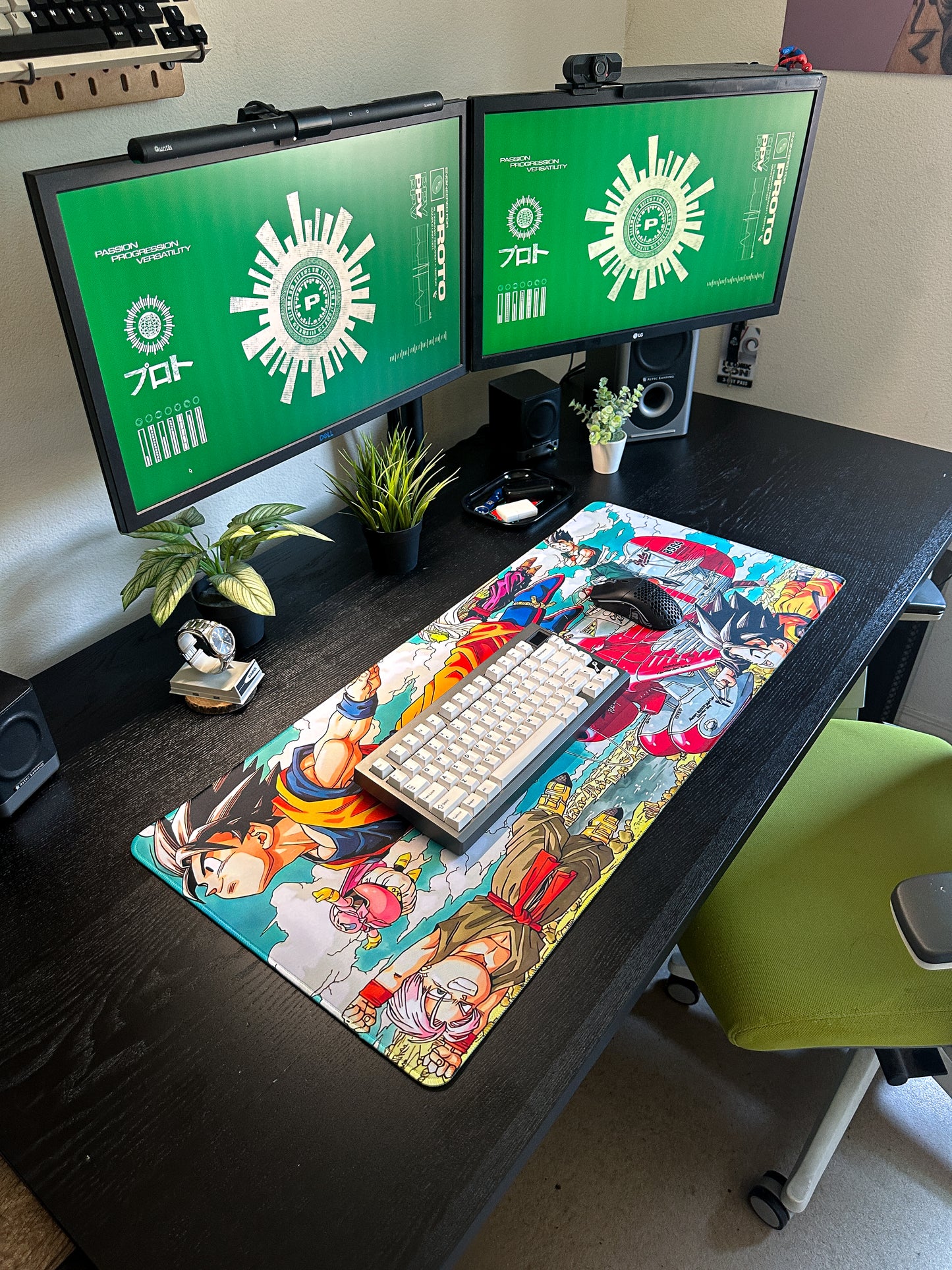 DBZ Capsule Corp Deskmat | 90x40cm | Anime Inspired, Gamer Desk Decor
