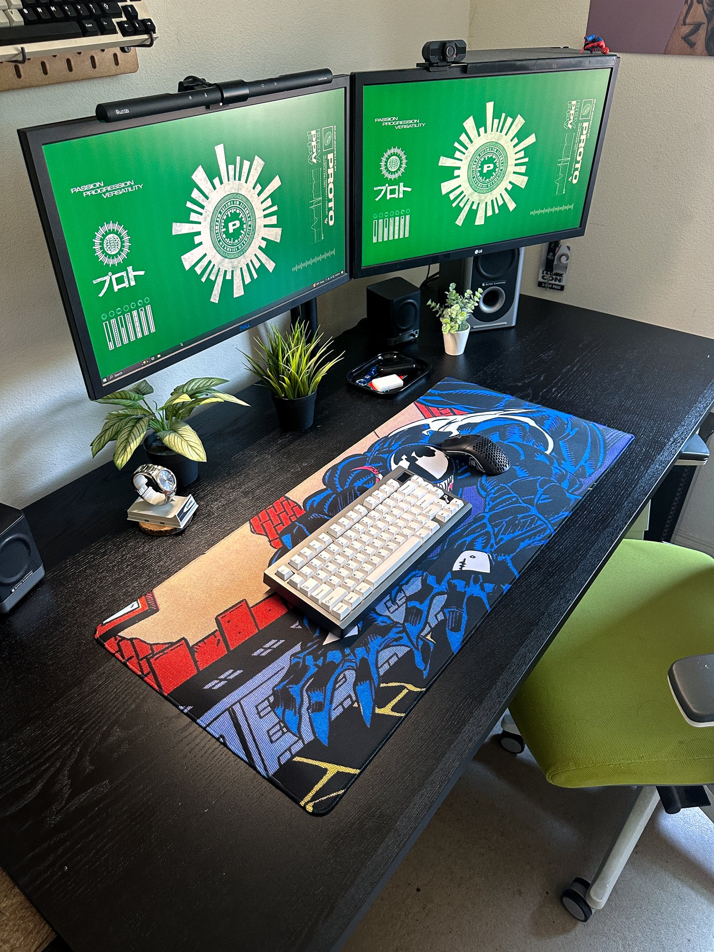 Venom Comic Deskmat | 90x40cm | Comic Inspired, Gamer Desk Decor
