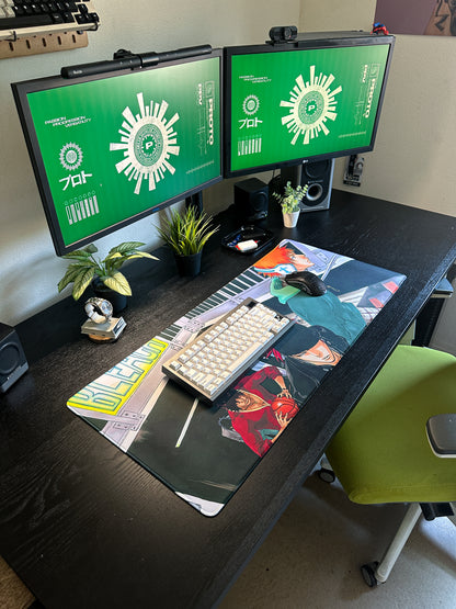 Bleach Aura Deskmat | 90x40cm | Anime Inspired, Gamer Desk Decor