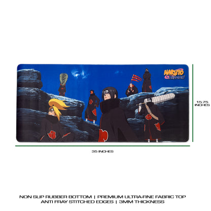Naruto Shippuden Akatsuki Deskmat - Anime Mousepad 90x40cm