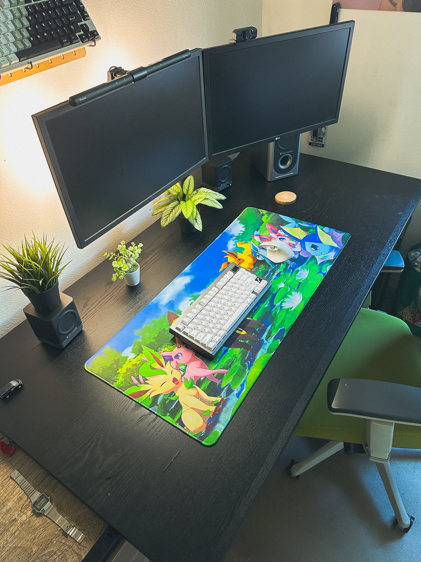 Pokemon Chibi Eeveeloutions Deskmat | 90x40cm | Anime Inspired