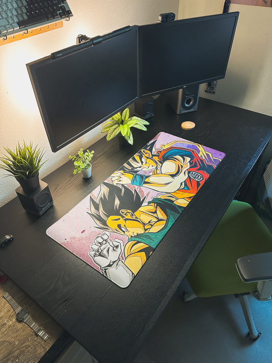 Goku x Vegata Deskmat | 90x40cm | Anime Inspired