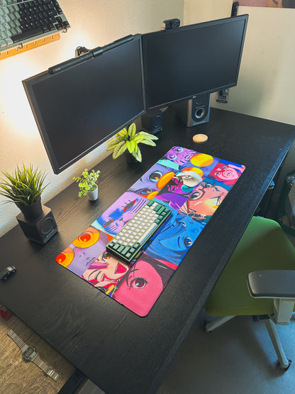 DanDaDan Deskmat | 90x40cm | Anime Inspired