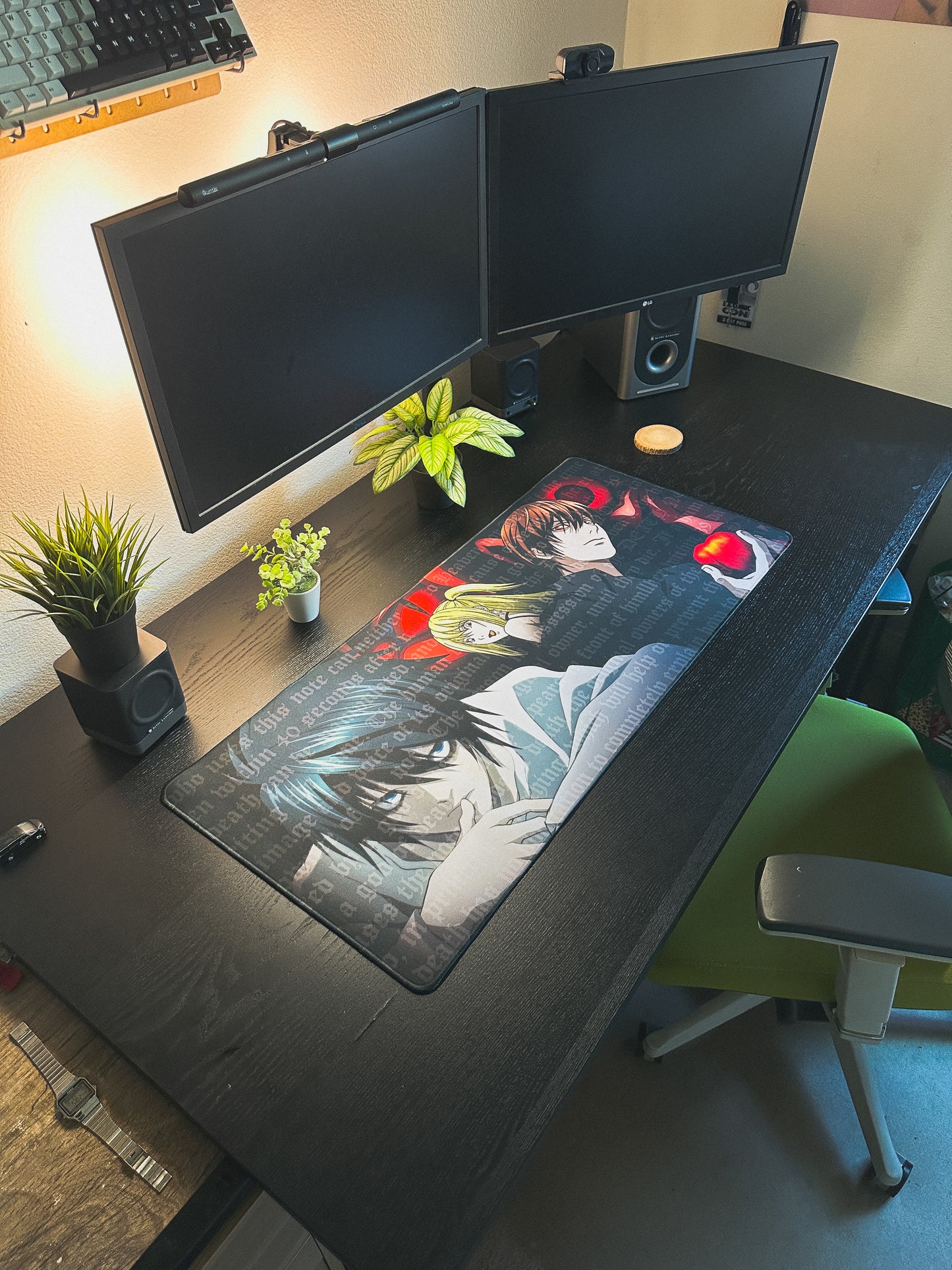 Death Note Script Deskmat | 90x40cm | Anime Inspired