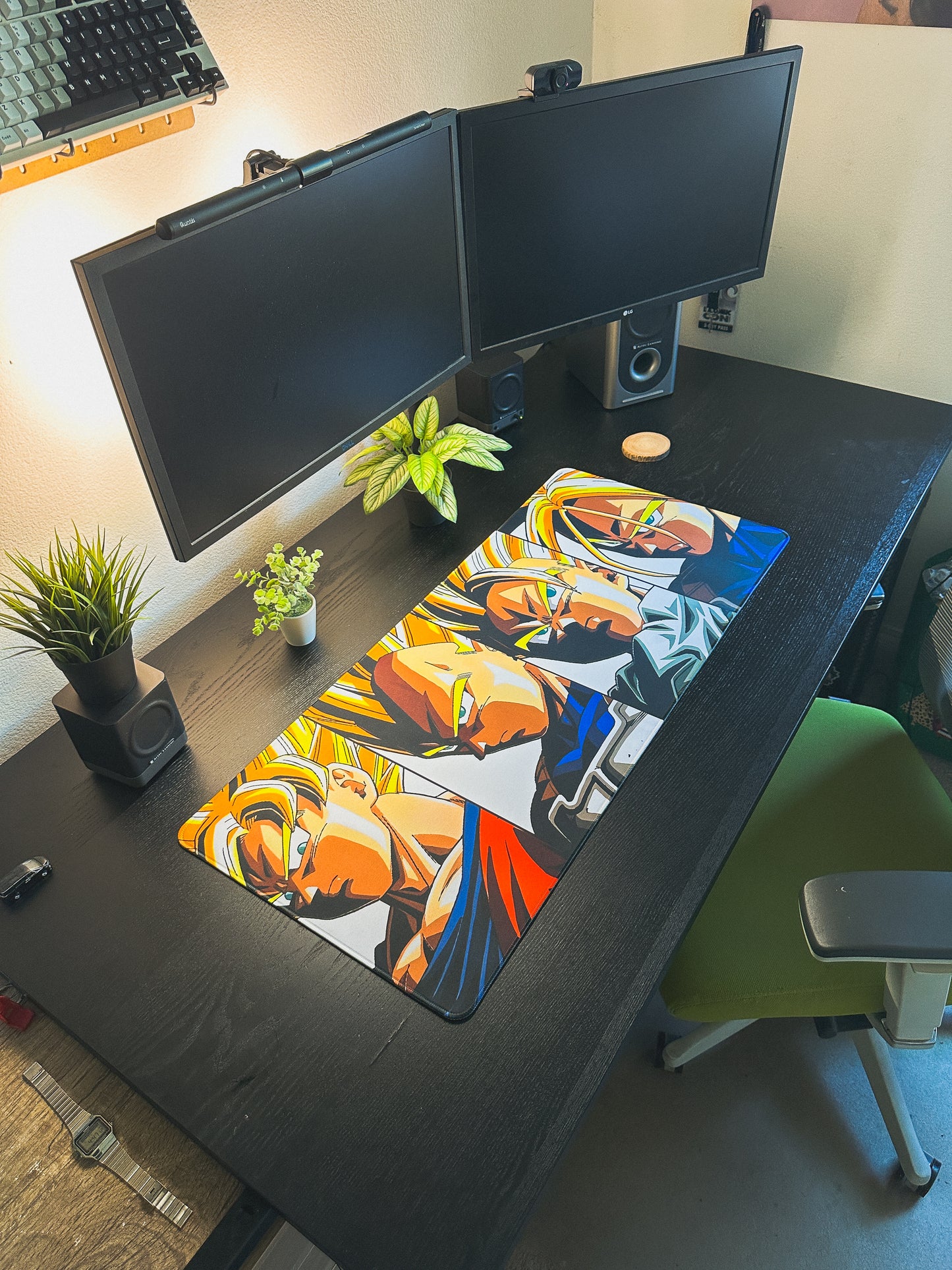 DBZ Saiyans Deskmat | 90x40cm | Anime Inspired