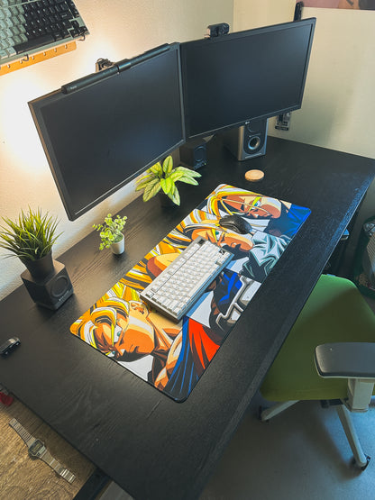 DBZ Saiyans Deskmat | 90x40cm | Anime Inspired