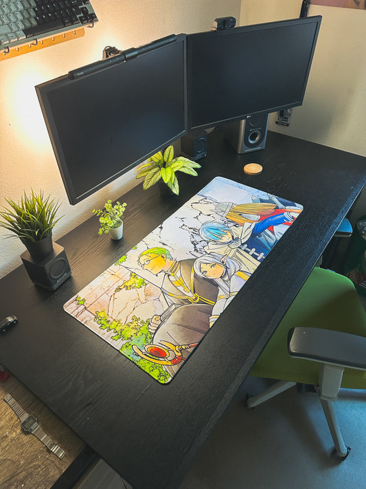 Frieren OG Squad Deskmat | 90x40cm | Anime Inspired