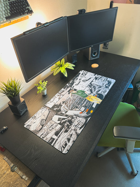 Initial D AE86 Deskmat | 90x40cm | Anime Inspired