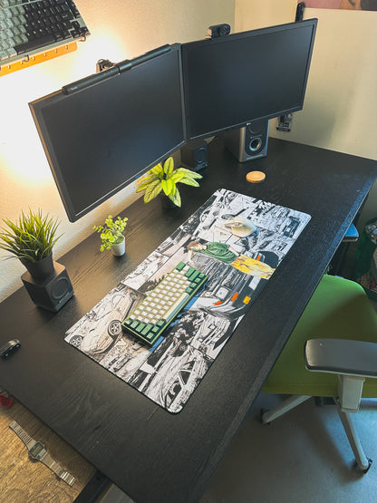 Initial D AE86 Deskmat | 90x40cm | Anime Inspired