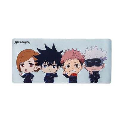 Jujutsu Kaisen Chibi Deskmat - Yuji, Gojo, Nobara, Megumi Mousepad 90x40m