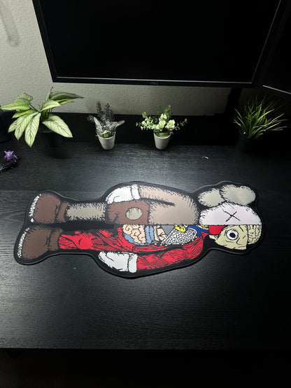 Kaws Companion Deskmat - Hypebeast Mousepad 27.5 x 12.5in