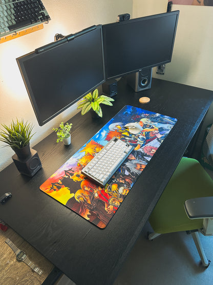 Kingdom Hearts Group Deskmat | 90x40cm | Anime Inspired