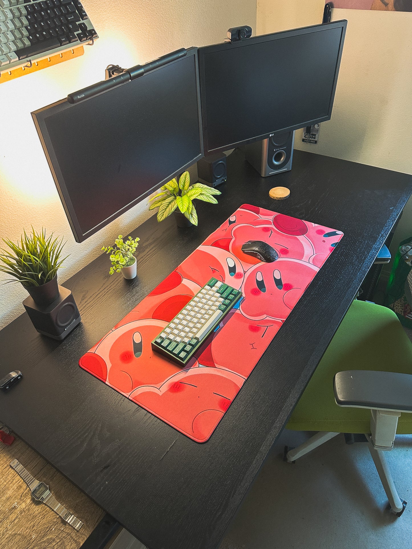 Kirby Overlay Deskmat | 90x40cm | Anime Inspired